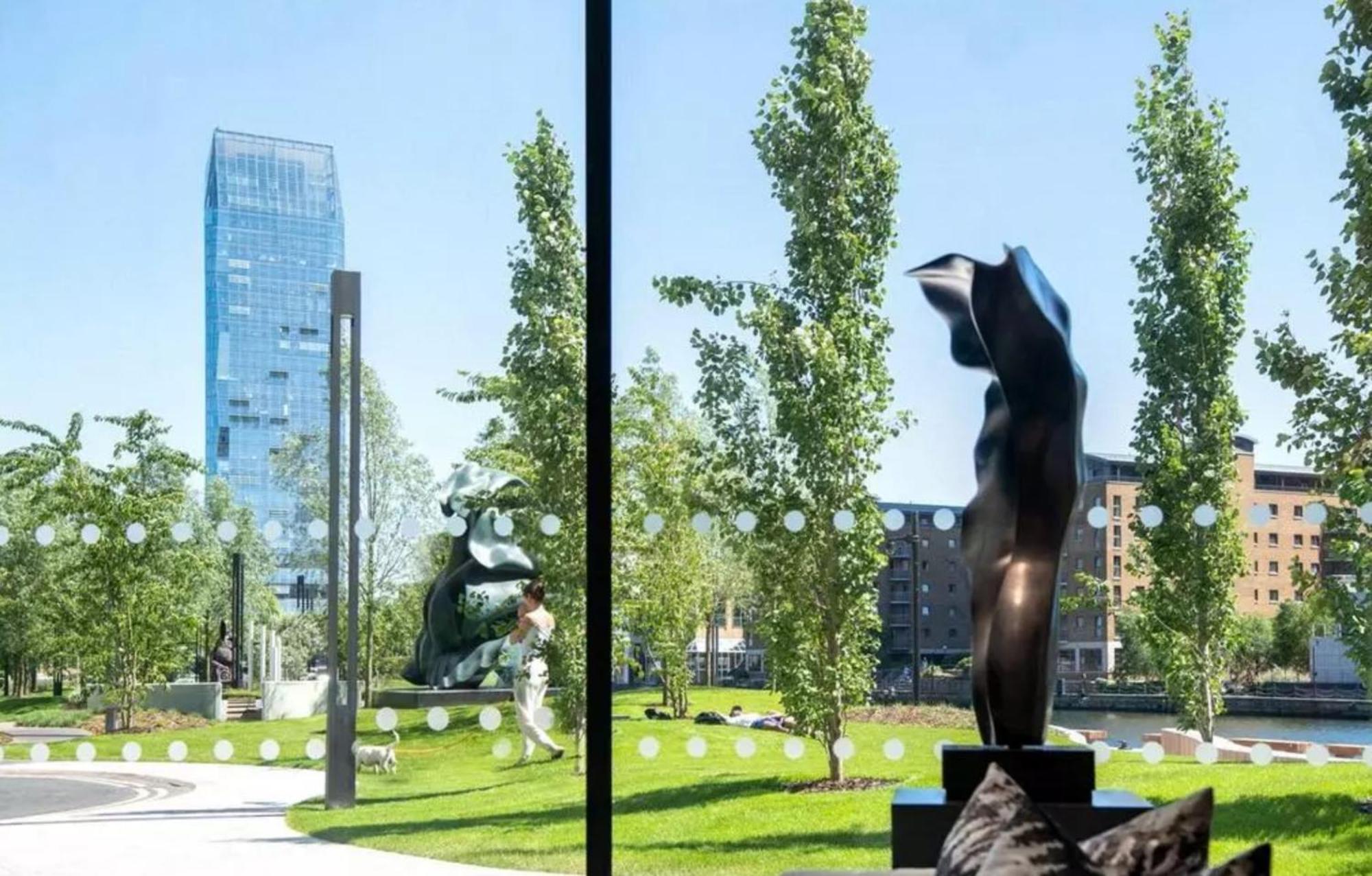 Two Bedrooms Penthouse One Park Drive, Canary Wharf Londra Dış mekan fotoğraf